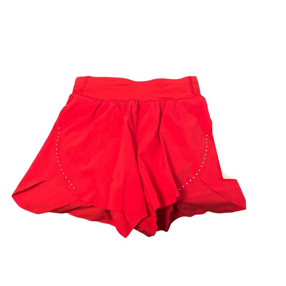Lululemon Fast & Free High-Rise Classic-Fit Split Short 3" Lulu Red XXXS